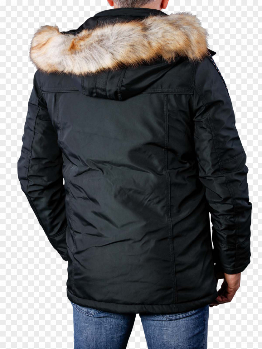 Boys Jean Jacket With Hood Fur Clothing Coat PNG