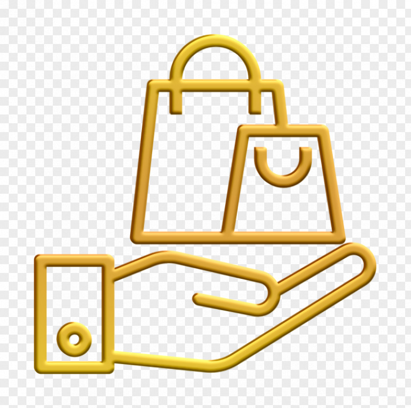 Ecommerce Icon Shopping Bag Hands And Gestures PNG