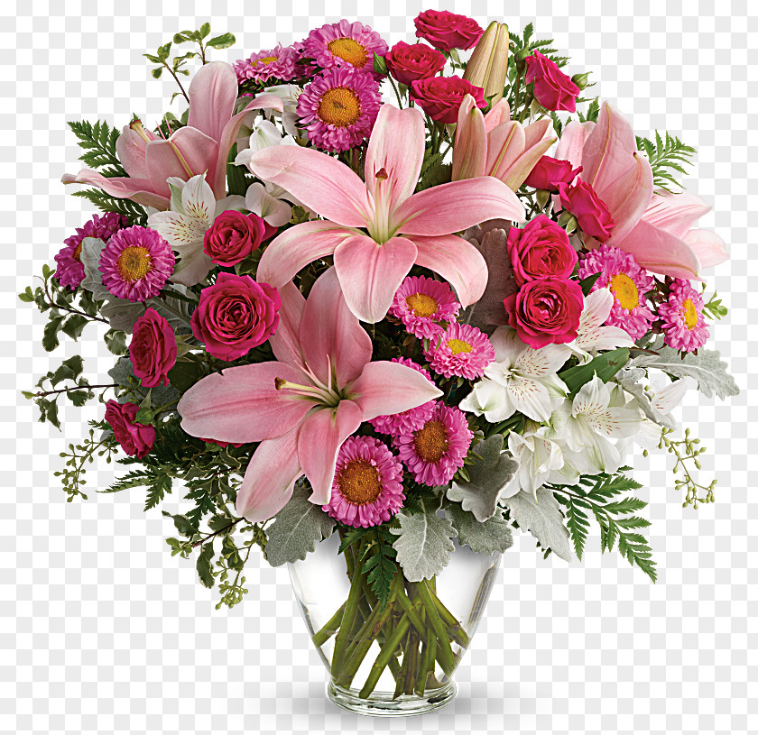 Peruvian Lily Flower Delivery Bouquet Floristry Gift PNG