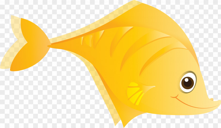 Yellow Fish Goldfish Bony-fish PNG