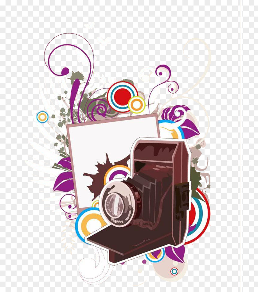 Camera Decorative Pattern Clip Art PNG