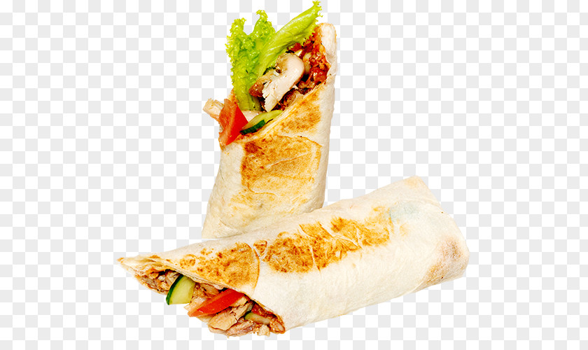 Chicken Shawarma Burrito Lavash Wrap PNG