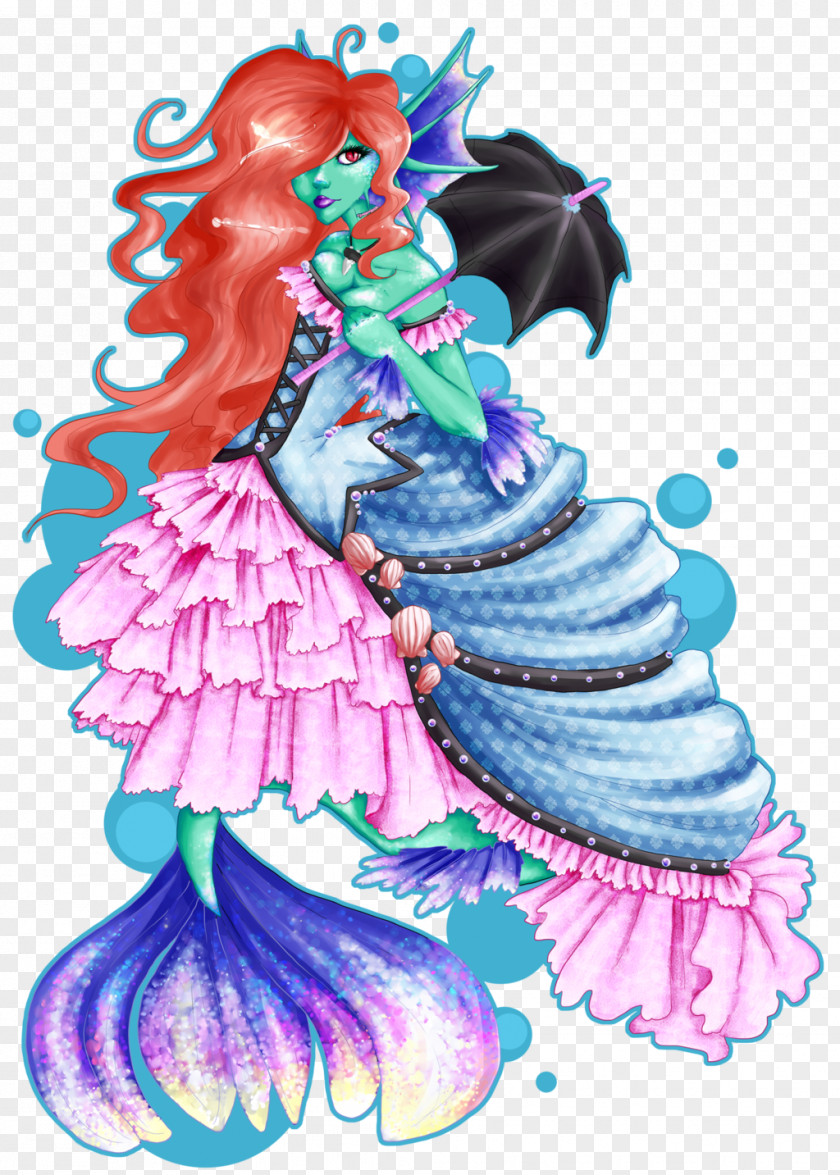 Mermaid Art Clip PNG
