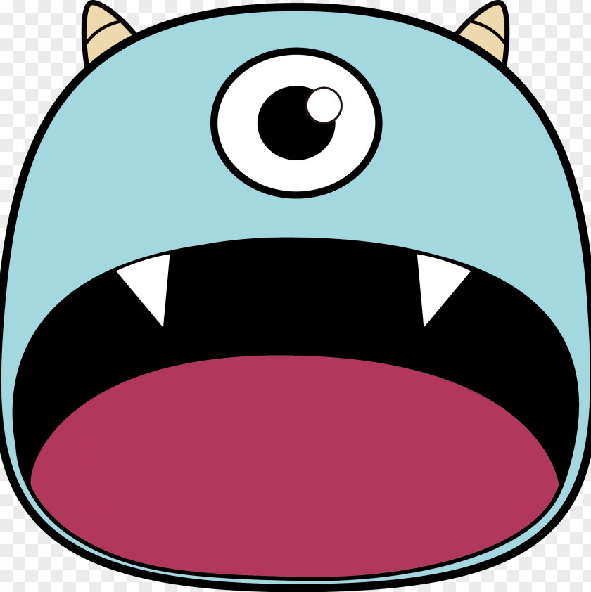 Monster Bug-eyed Clip Art PNG