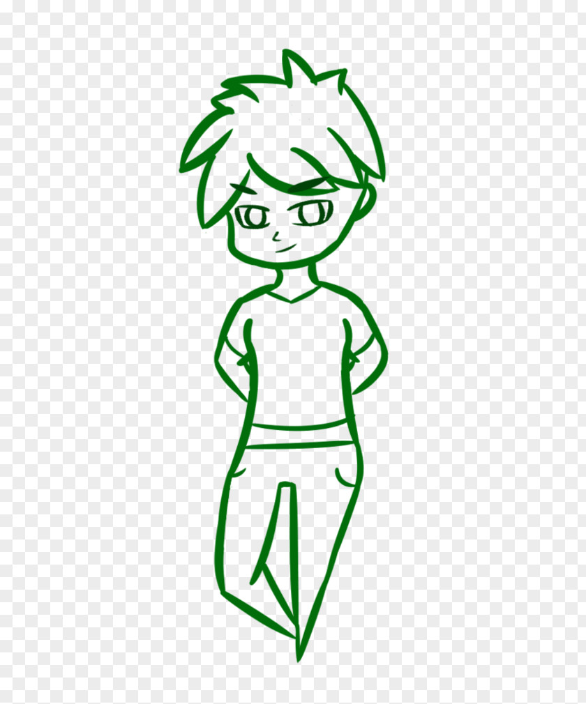 Nettle Line Art Cartoon Character Clip PNG