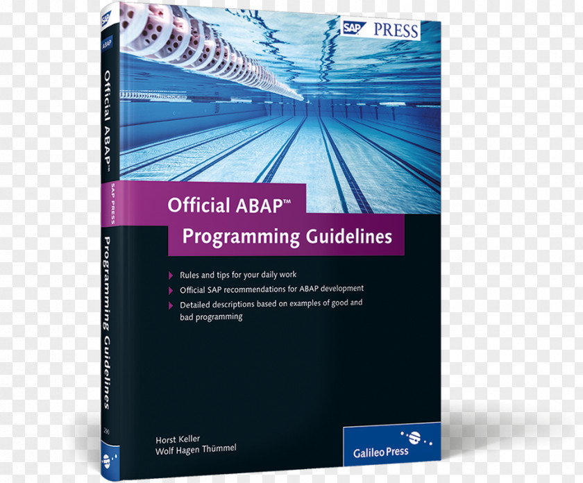 Poster Cover Official ABAP Programming Guidelines Business Application Interface SAP ERP Computer PNG