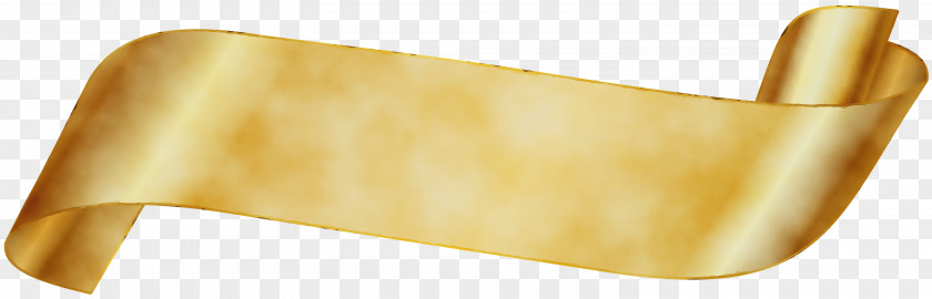 Rectangle Yellow Banner Design Ribbon PNG