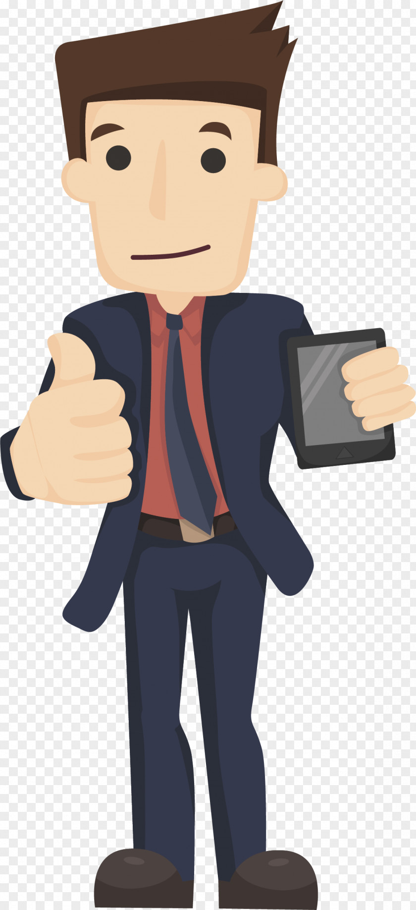 Someone Who Is Using A Cell Phone Businessperson Royalty-free Illustration PNG