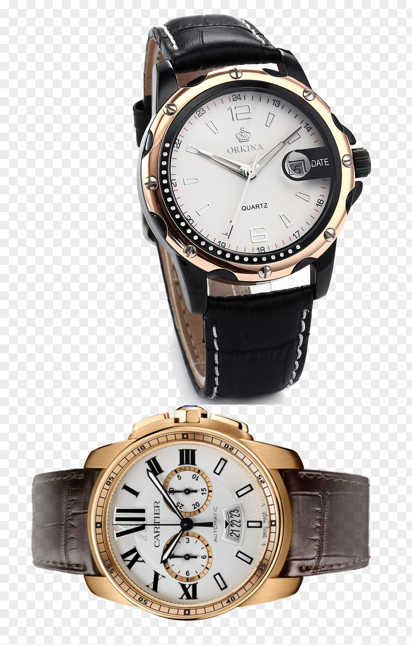 Black Men's Watch Smartwatch Clock PNG