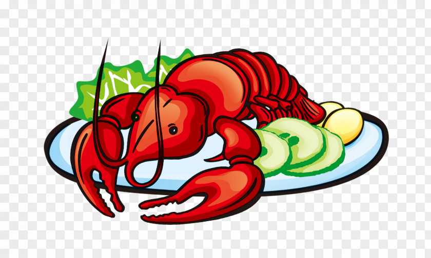 Cartoon Lobster Homarus Palinurus PNG