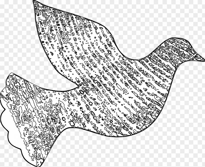 Dove Vector Line Art Peace Symbols Drawing Doves As Clip PNG