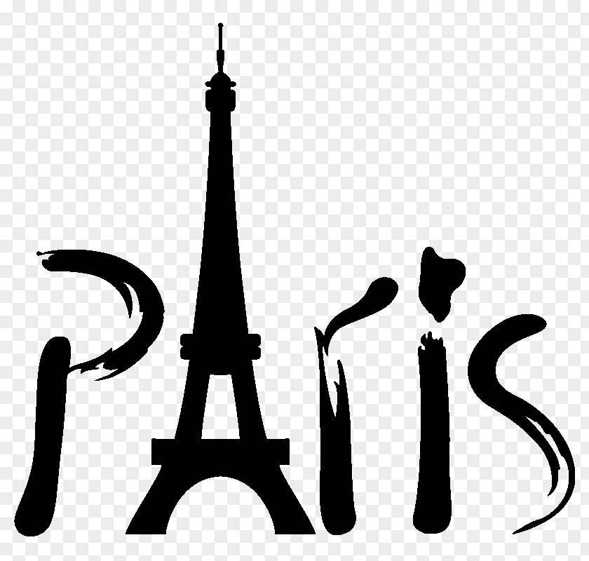 Eiffel Tower Wall Decal Drawing PNG
