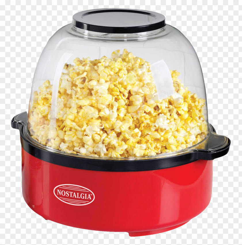 Electric Popcorn Maker Kettle Corn Nostalgia Cooking PNG