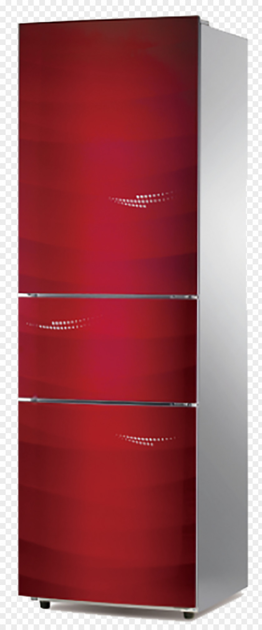 Simple Red Refrigerator PNG