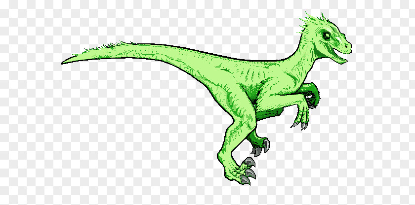 Velociraptor Pixel Art Dinosaur Feather PNG