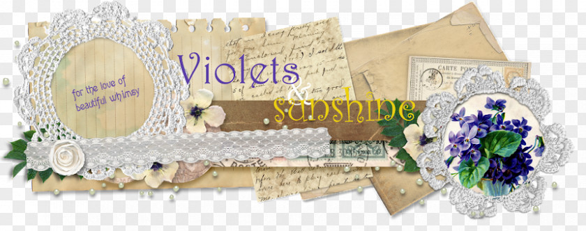Violet Banner Paper Floral Design Craft Scrapbooking Wedding Invitation PNG