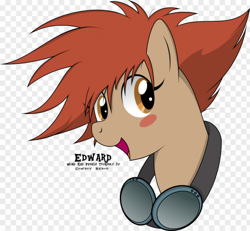 Cowboy Bebop Pony Edward Wong Hau Pepelu Tivrusky IV Fan Art DeviantArt PNG