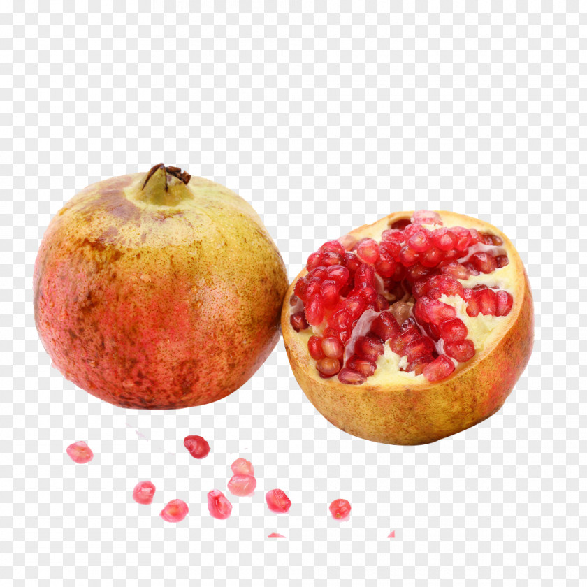 Delicious Fresh Pomegranate Seeds Calabaza Seed Peel PNG
