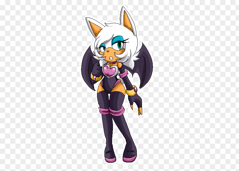 Sonic The Hedgehog Rouge Bat Amy Rose Silver PNG