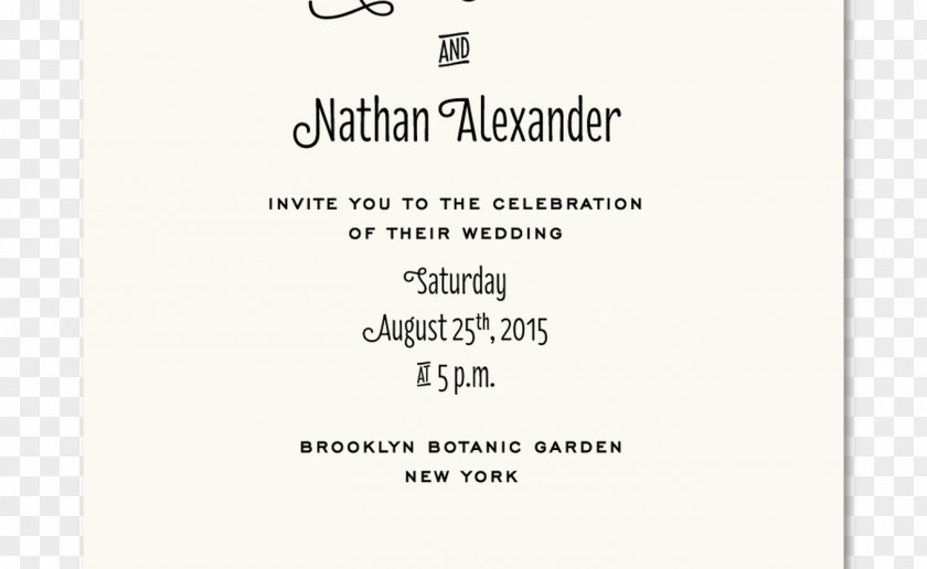 Wedding Invitation Convite Bride & Groom Direct PNG