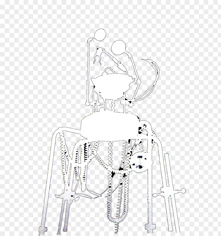Chair Line Angle Sketch PNG