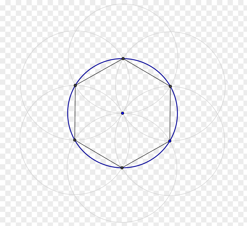 Circle Angle Symmetry Point Pattern PNG
