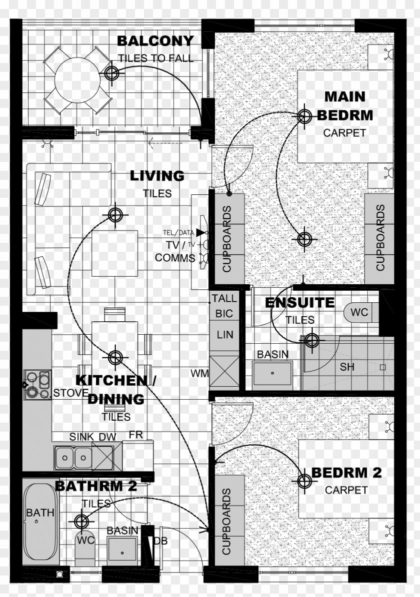 Floor Plan Bedroom Architecture Terrace PNG
