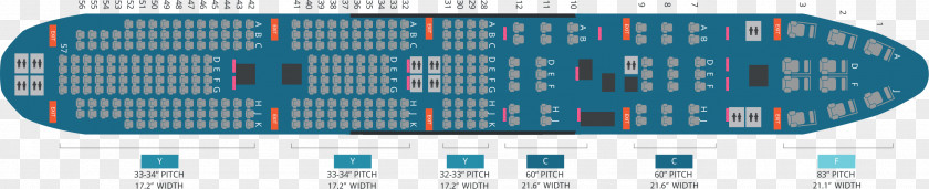 Seat Boeing 747-400 747-8 Airbus A330 Korean Air PNG