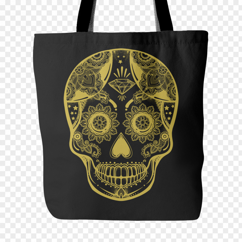 Spun Sugar Tote Bag T-shirt Skull Clothing PNG