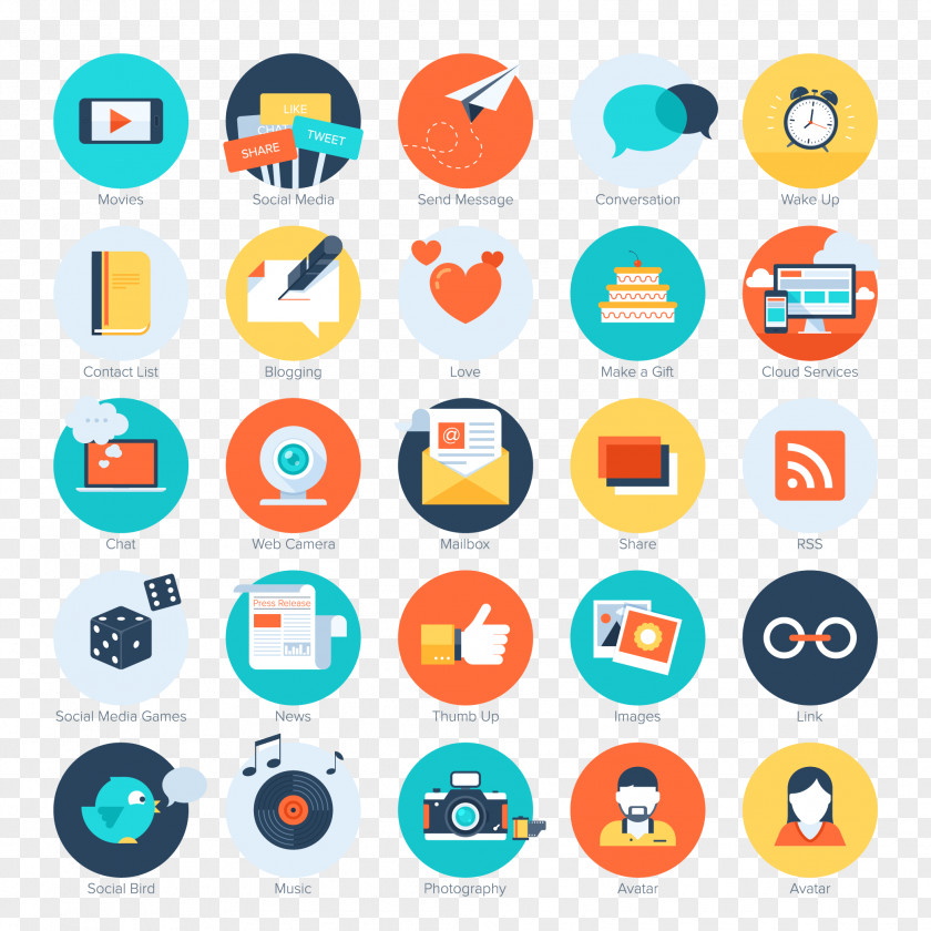 Vector Icon Set PNG