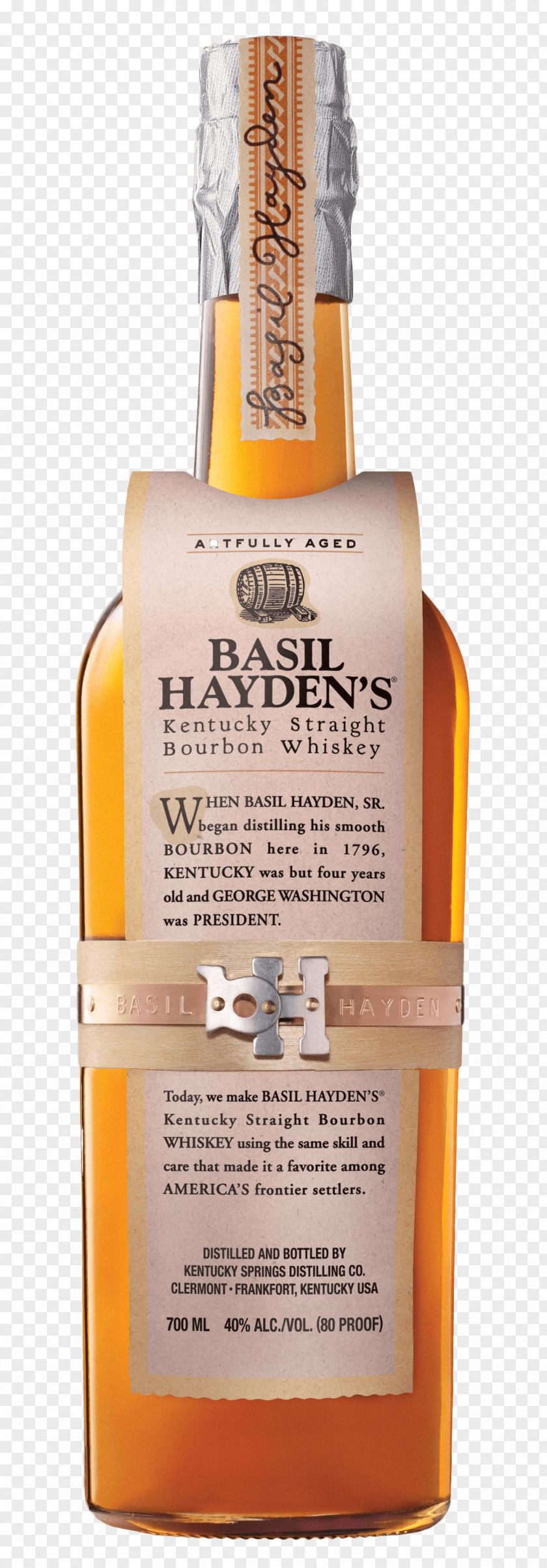 Whisky.png Basil Hayden's Bourbon Whiskey Rye Distilled Beverage PNG
