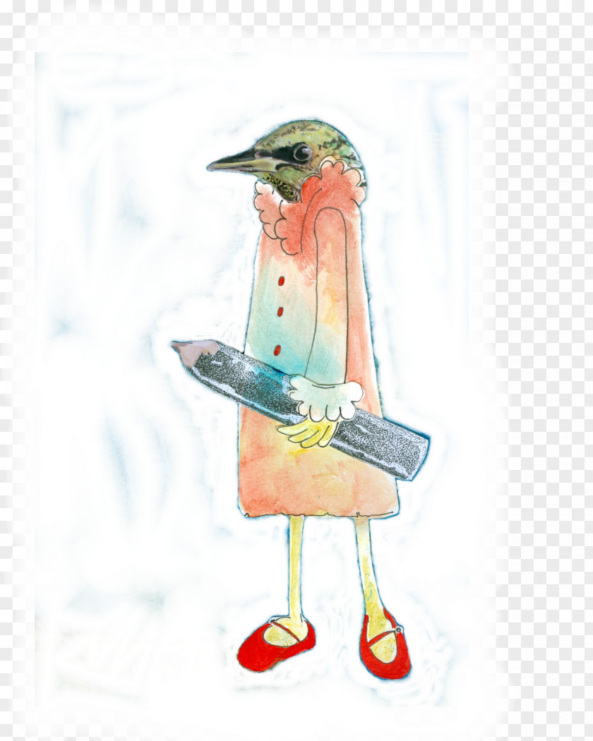 Bird Beak Watercolor Painting Drawing PNG