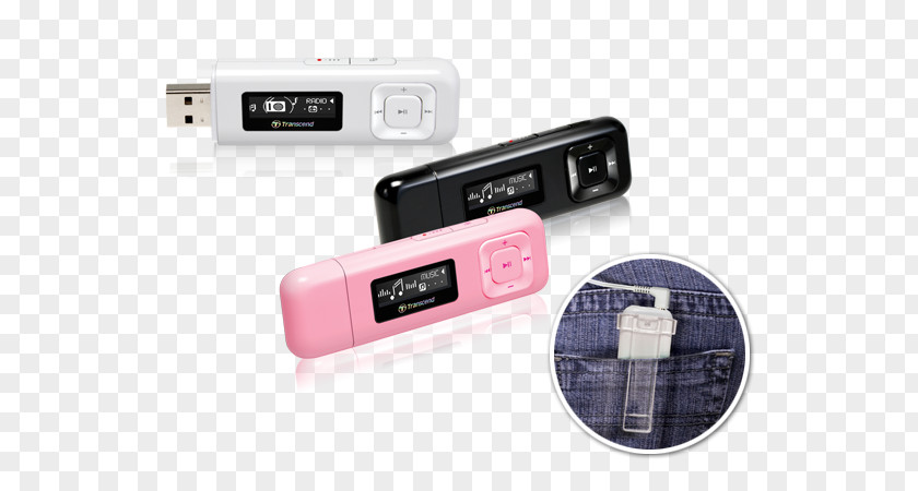 Digital Audio MP3 Player Transcend MP330 Information USB Flash Drives PNG