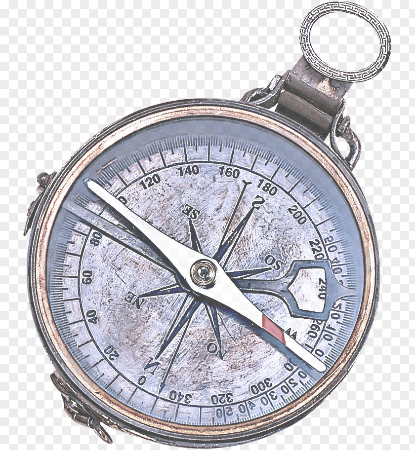 Metal Tool Compass Analog Watch Fashion Accessory Pocket PNG