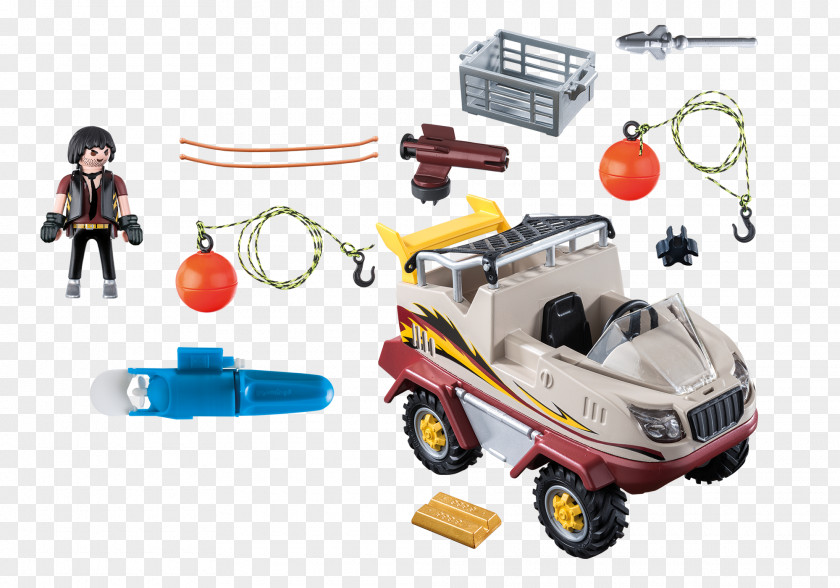 Car Playmobil Amphibious Vehicle Toy PNG