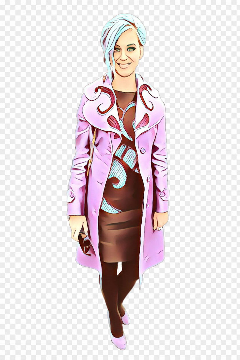 Fashion Illustration Magenta Clothing Pink Outerwear Jacket PNG