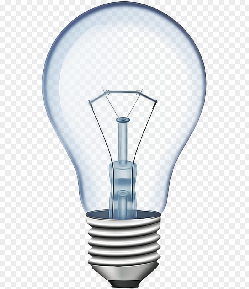 Glass Compact Fluorescent Lamp Light Bulb Cartoon PNG