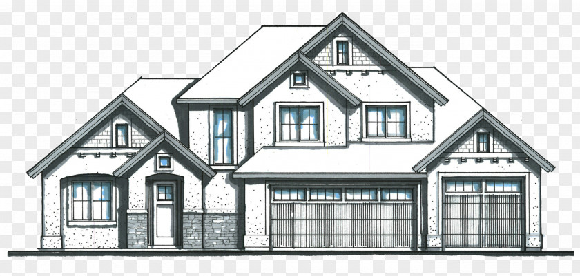 House Covington Plan Floor DSLD Homes PNG