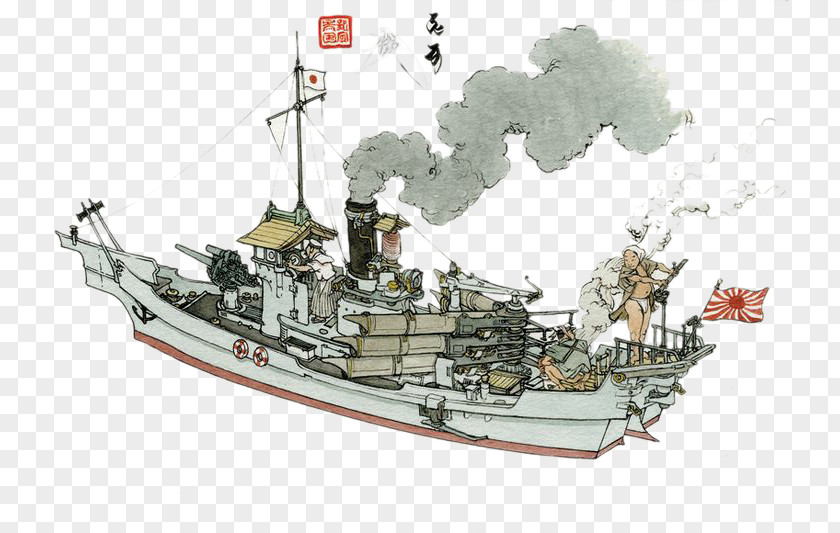 Japan IllustrationTorpedo Boat FIG. Art U30dfu30c5u30deu30a2u30fcu30c8u30aeu30e3u30e9u30eau30fc Architecture Illustration PNG