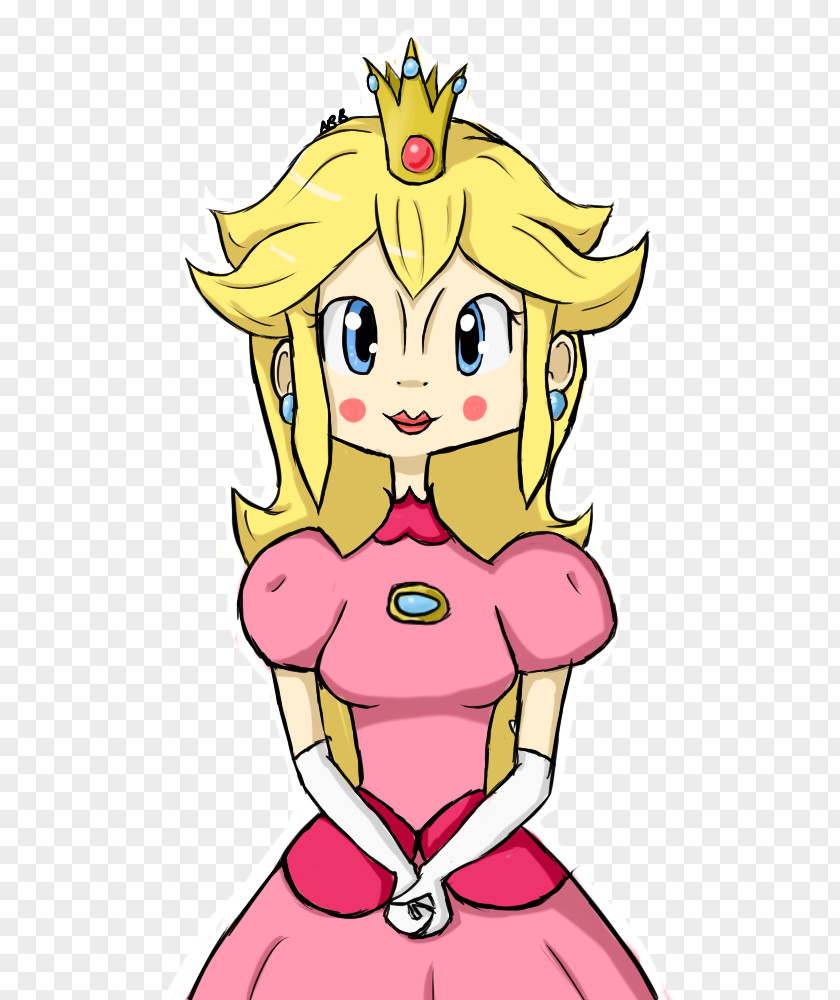 Peach Princess Cartoon Comics Fan Art Clip PNG