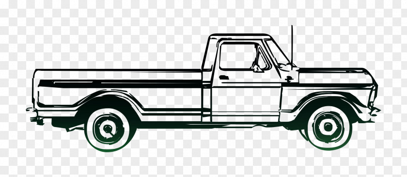 Pickup Truck Compact Car Bed Part Commercial Vehicle PNG