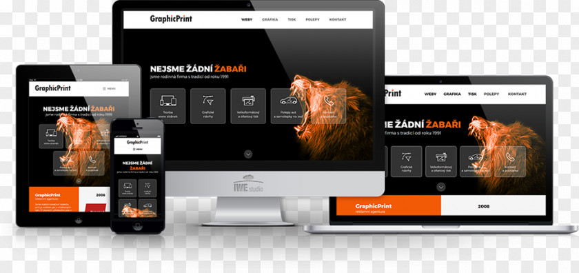 Print Studio Website Development Responsive Web Design World Wide PNG