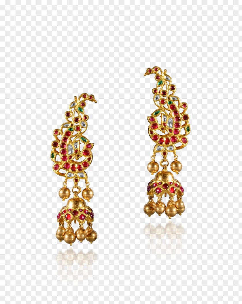 Temple Jewellery Hyderabad Earring Body Maroon Human PNG