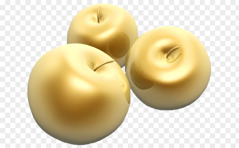 Apple Gold PNG