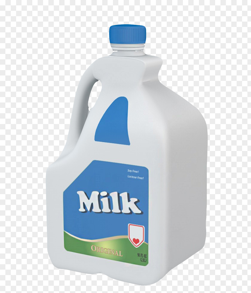 Blue Design Yogurt Bottle Milk PNG