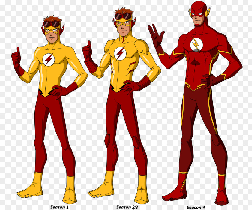Flash Wally West Miss Martian Dick Grayson Superboy PNG