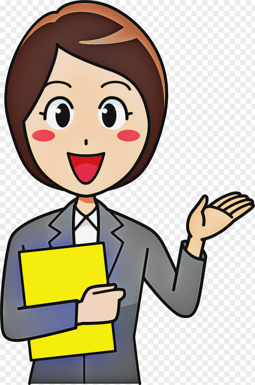 Gesture Pleased Woman Cartoon PNG