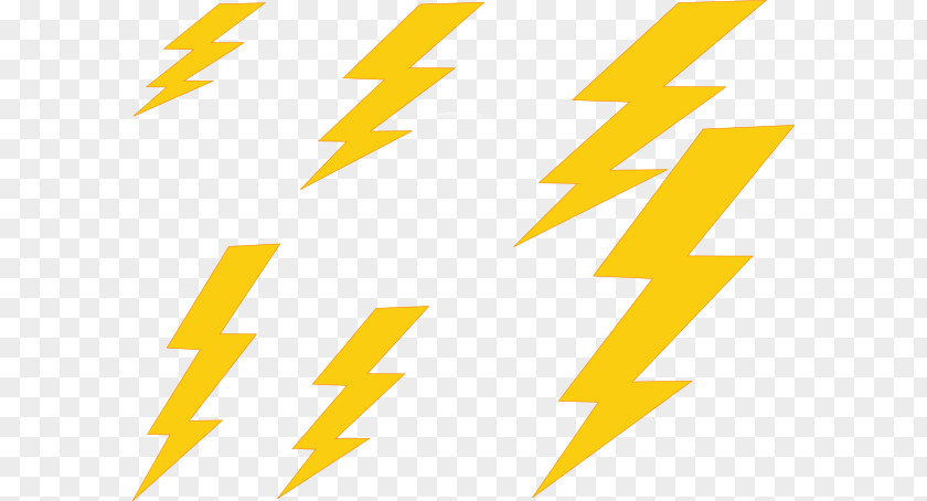 Lightning Thunderbolt Clip Art PNG