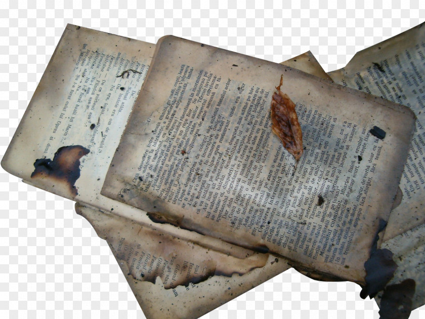 Soaked Books Torn Page Book Download PNG