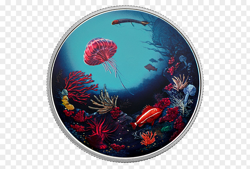 Canada Coral Reef Light Coin Marine Biology PNG
